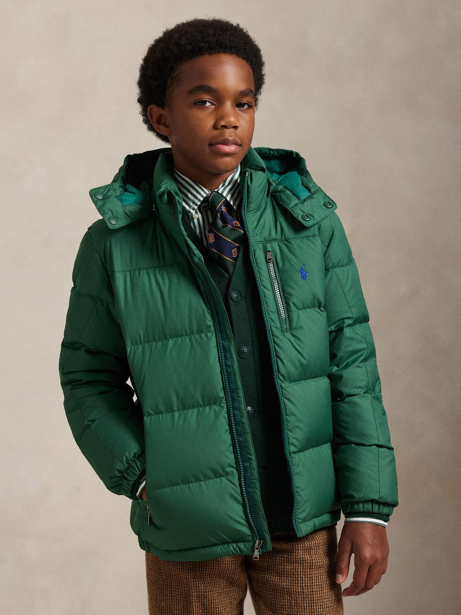 Buy Polo Ralph Lauren Green Down Puffer Jacket from Next USA