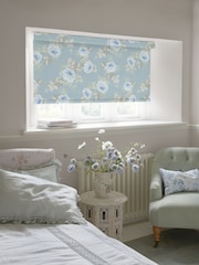 Shabby Chic by Rachel Ashwell® Blue Royal Bouquet Made to Measure Blackout Roller Blind - Image 2 of 6