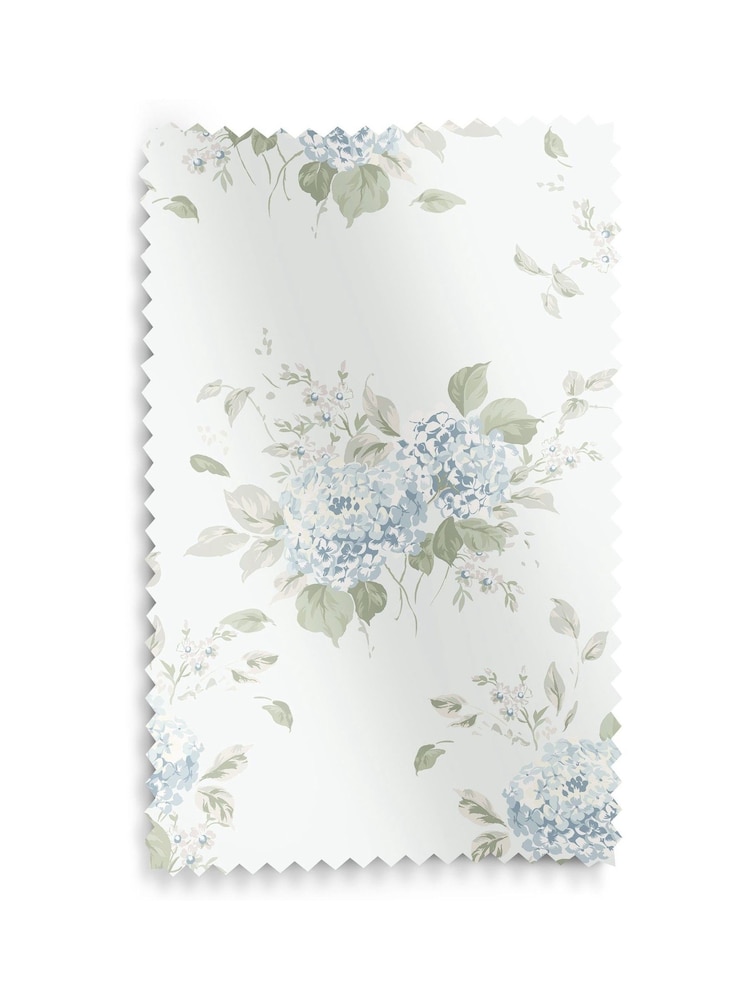 Shabby Chic by Rachel Ashwell® Duck Egg Blue Belle Hydrangea Made to Measure Blackout Roller Blind - Image 6 of 6