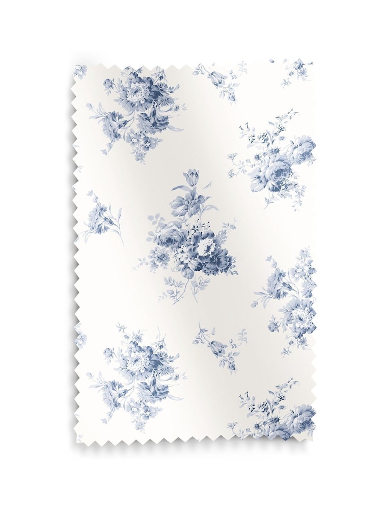 Shabby Chic by Rachel Ashwell® China Blue Sunbleached Floral Made to Measure Blackout Roller Blind - Image 6 of 6