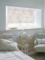 Shabby Chic by Rachel Ashwell® Blossom Pink Bird Chinoiserie Made to Measure Blackout Roller Blind - Image 2 of 6