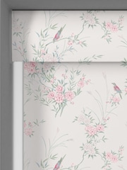 Shabby Chic by Rachel Ashwell® Blossom Pink Bird Chinoiserie Made to Measure Blackout Roller Blind - Image 5 of 6