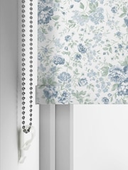 Shabby Chic by Rachel Ashwell® Blue Romantic Rose Made to Measure Blackout Roller Blind - Image 3 of 6