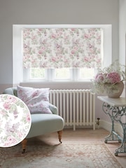 Shabby Chic by Rachel Ashwell® Lilac Purple Wild Garden Made to Measure Roman Blind - Image 2 of 6