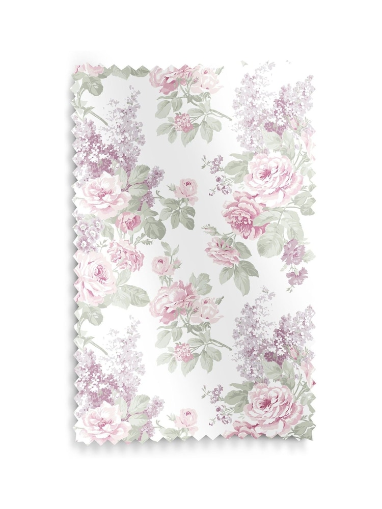 Shabby Chic by Rachel Ashwell® Lilac Purple Wild Garden Made to Measure Roman Blind - Image 6 of 6