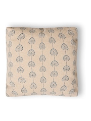 BHS Blue Block Print Cushion - Image 3 of 6