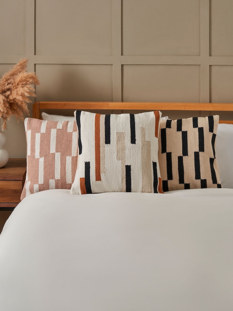 BHS Woven Stripe Cushion - Image 2 of 6