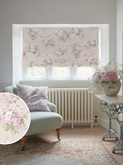 Shabby Chic by Rachel Ashwell® Pink Rose Chintz Made to Measure Roman Blind - Image 1 of 6