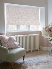 Shabby Chic by Rachel Ashwell® Dusky Pink Stipple Made to Measure Roman Blind - Image 2 of 6