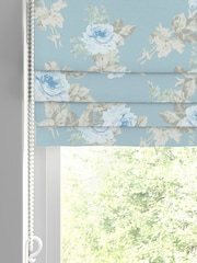 Shabby Chic by Rachel Ashwell® Blue Royal Bouquet Made to Measure Roman Blind - Image 2 of 5