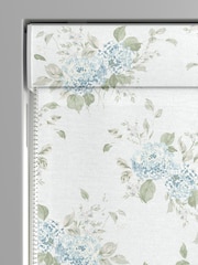 Shabby Chic by Rachel Ashwell® Duck Egg Blue Belle Hydrangea Made to Measure Roman Blind - Image 5 of 6