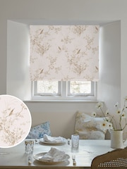 Shabby Chic by Rachel Ashwell® Pink/Tan Bird Chinoiserie Made to Measure Roman Blind - Image 1 of 6