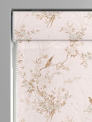 Shabby Chic by Rachel Ashwell® Pink/Tan Bird Chinoiserie Made to Measure Roman Blind - Image 5 of 6