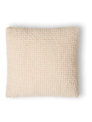 BHS Cream Cross Weave Cushion - Image 3 of 5