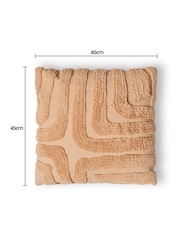 BHS Natural Golden Hour Tufted Cushion - Image 5 of 5