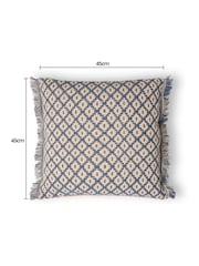 BHS Blue Diamond Cushion - Image 6 of 6
