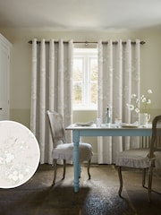 Shabby Chic by Rachel Ashwell® Natural Bird Chinoiserie Made to Measure Curtains - Image 1 of 9