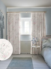 Shabby Chic by Rachel Ashwell® Blossom Pink Bird Chinoiserie Made to Measure Curtains - Image 1 of 8