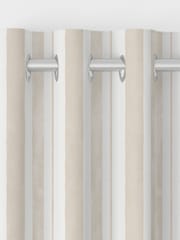 Shabby Chic by Rachel Ashwell® Natural Watercolour Stripe Made to Measure Curtains - Image 5 of 9