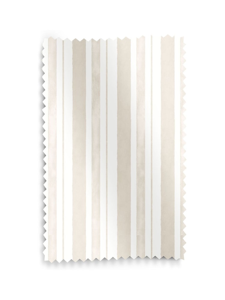 Shabby Chic by Rachel Ashwell® Natural Watercolour Stripe Made to Measure Curtains - Image 8 of 8