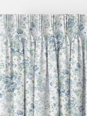 Shabby Chic by Rachel Ashwell® Blue Romantic Rose Made to Measure Curtains - Image 2 of 8