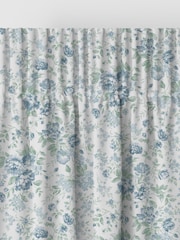Shabby Chic by Rachel Ashwell® Blue Romantic Rose Made to Measure Curtains - Image 5 of 8