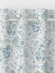 Shabby Chic by Rachel Ashwell® Blue Romantic Rose Made to Measure Curtains - Image 6 of 8