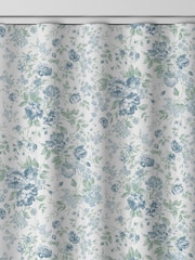 Shabby Chic by Rachel Ashwell® Blue Romantic Rose Made to Measure Curtains - Image 7 of 8