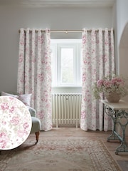 Shabby Chic by Rachel Ashwell® Pink Romantic Rose Made to Measure Curtains - Image 1 of 9