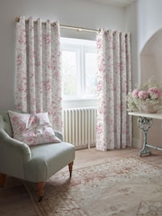 Shabby Chic by Rachel Ashwell® Pink Romantic Rose Made to Measure Curtains - Image 2 of 9