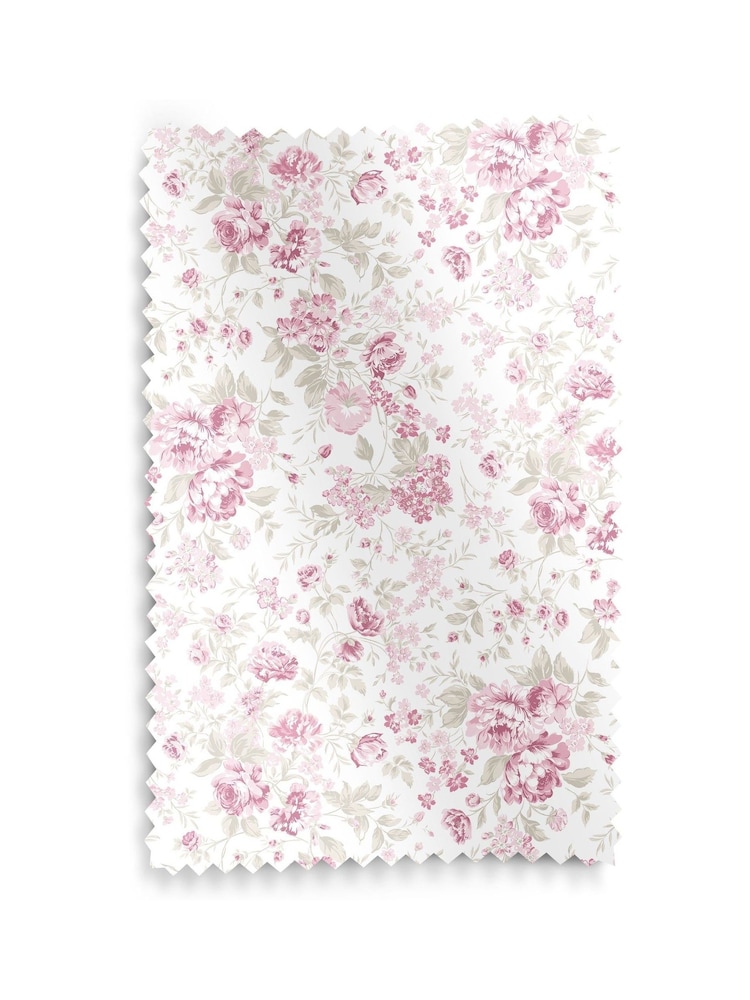 Shabby Chic by Rachel Ashwell® Pink Romantic Rose Made to Measure Curtains - Image 8 of 8