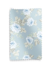Shabby Chic by Rachel Ashwell® Blue Royal Bouquet Made to Measure Curtains - Image 7 of 9