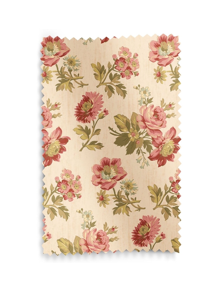 Shabby Chic by Rachel Ashwell® Vintage Pink Eloise Made to Measure Curtains - Image 8 of 8