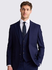 MOSS Ink Blue Tailored Fit Stretch Jacket - Image 1 of 4