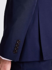 MOSS Ink Blue Tailored Fit Stretch Jacket - Image 4 of 4