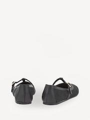 Ancient Greek Sandals Black Aerati Pony Hair Ballet Pumps - Image 3 of 4