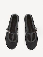 Ancient Greek Sandals Black Aerati Pony Hair Ballet Pumps - Image 4 of 4