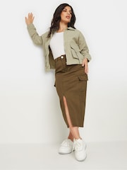 PixieGirl Petite Natural Cargo Jacket - Image 2 of 5