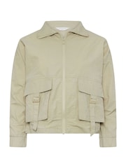PixieGirl Petite Natural Cargo Jacket - Image 5 of 5