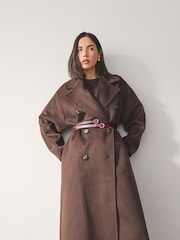 Maro Ciocolată/Bacă - Pachet curele subțiri PU 2 - Imaginea 6 din 7