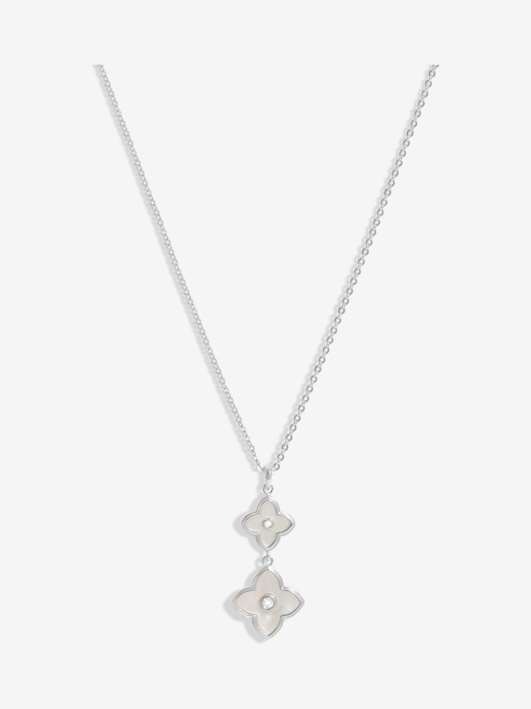 Jon Richard Silver Tone Mother Of Pearl Clover Pendant - Image 1 of 1
