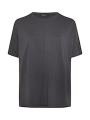 Yours Curve Grey Luxury Boxy T-Shirt - Image 5 of 5