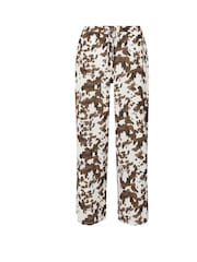 PixieGirl Petite Brown Cow Print Wide Leg Trousers - Image 6 of 6