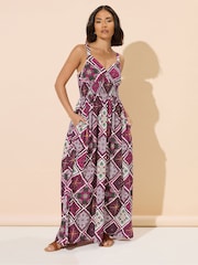 PixieGirl Petite Pink Maxi Dress - Image 1 of 5