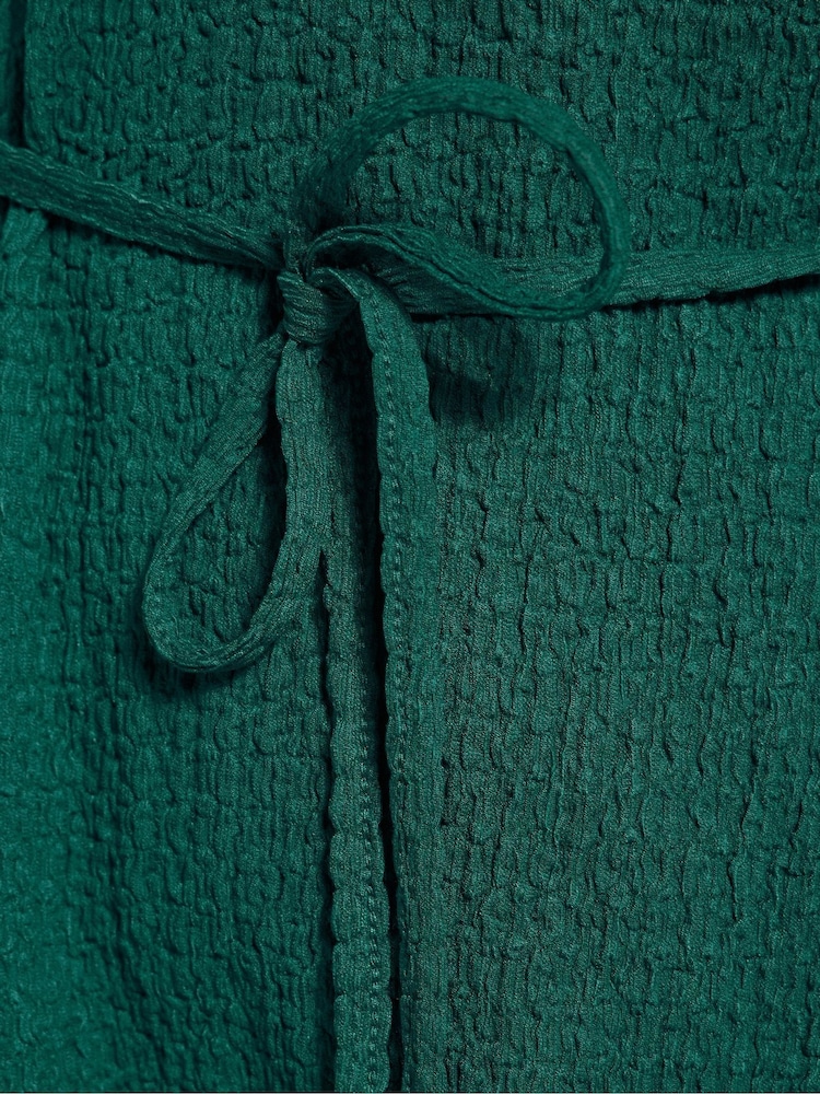 Yours Curve Green Co-Ord Grown on Belted Tunic - Image 5 of 5