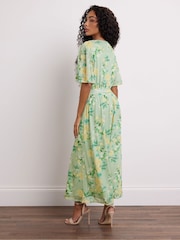 M&Co Petite Mesh Wrap Dress - Bild 3 von 5