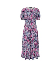 M&Co Blue Petite Midi Dress - Image 1 of 1