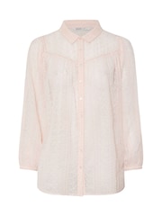 Yours Curve Pink Embroidered Blouse - Image 5 of 5
