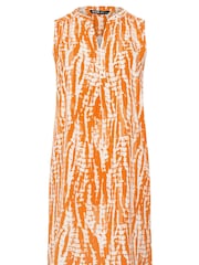 Yours Curve Yellow Notch Neck Sleeveless Dress - Image 5 of 5