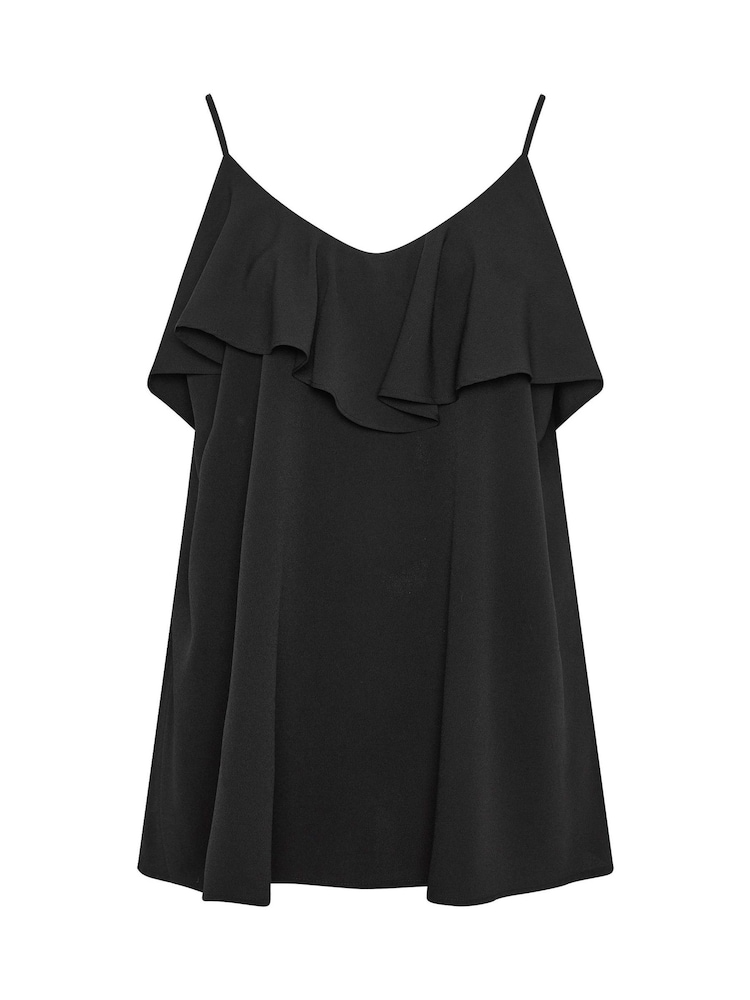 Yours Curve Black Frilled Cami - Image 8 of 8 Yours Curve Black Frilled Cami - Image 8 of 8